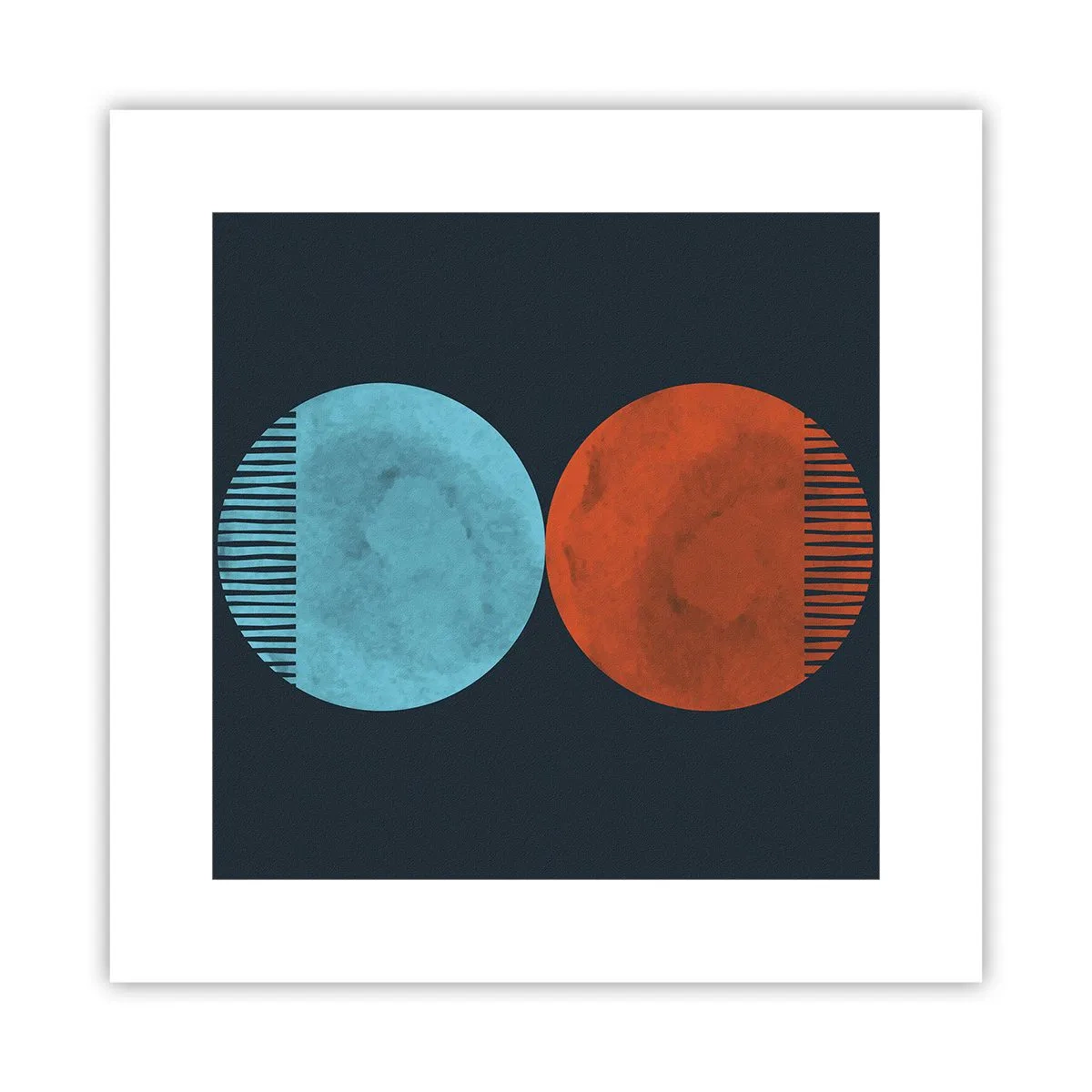 Affisch - Endast geometri? - 30x30 cm