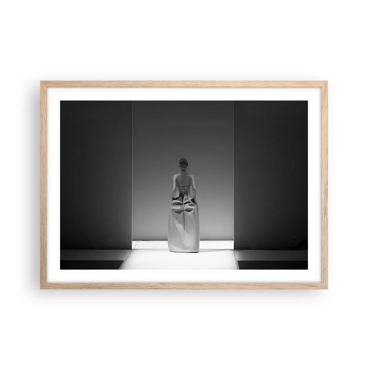 Affisch i ram av ljusek - Raffinerad enkelhet - 70x50 cm