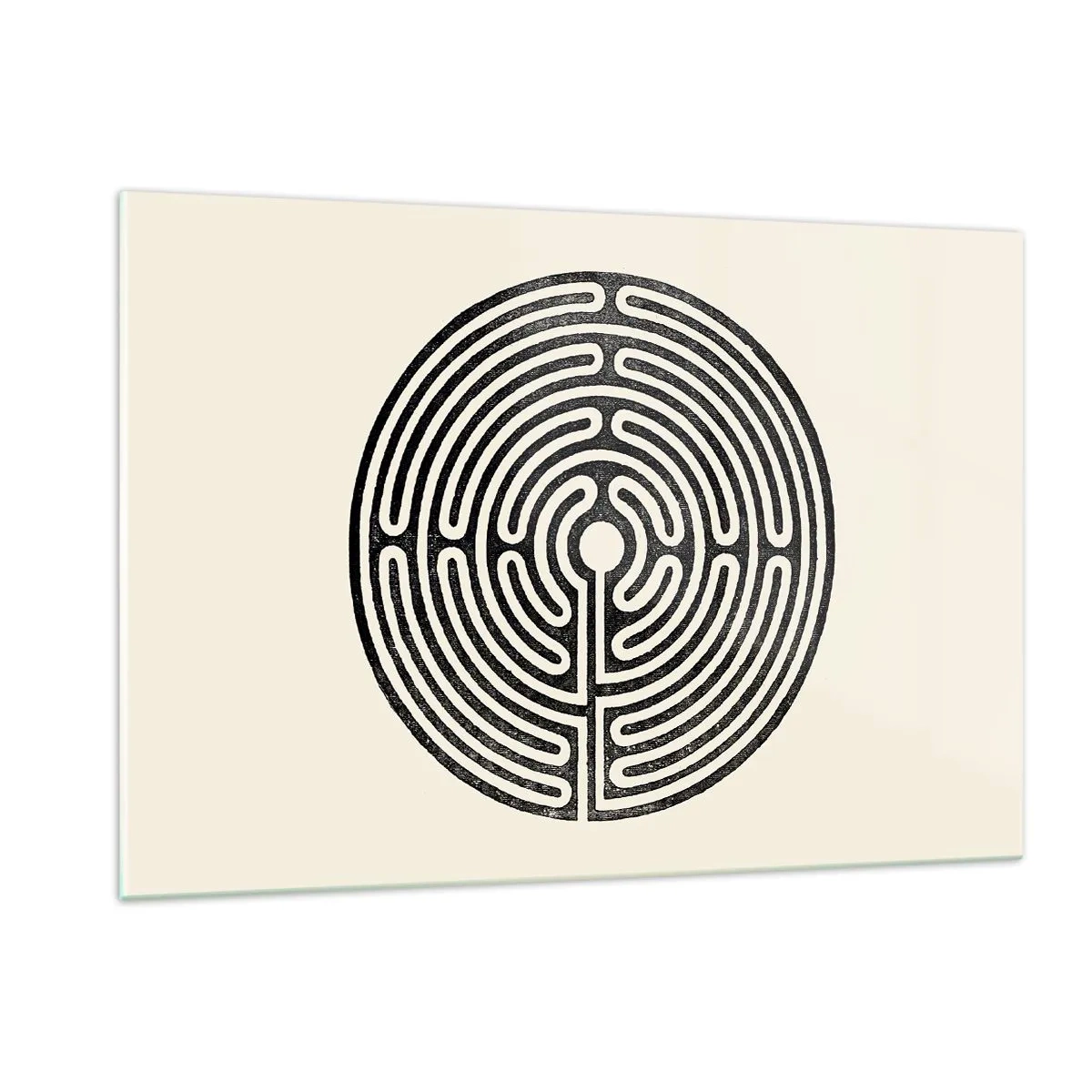 Glastavla - Bild på glas - Mystisk ordning - 120x80 cm