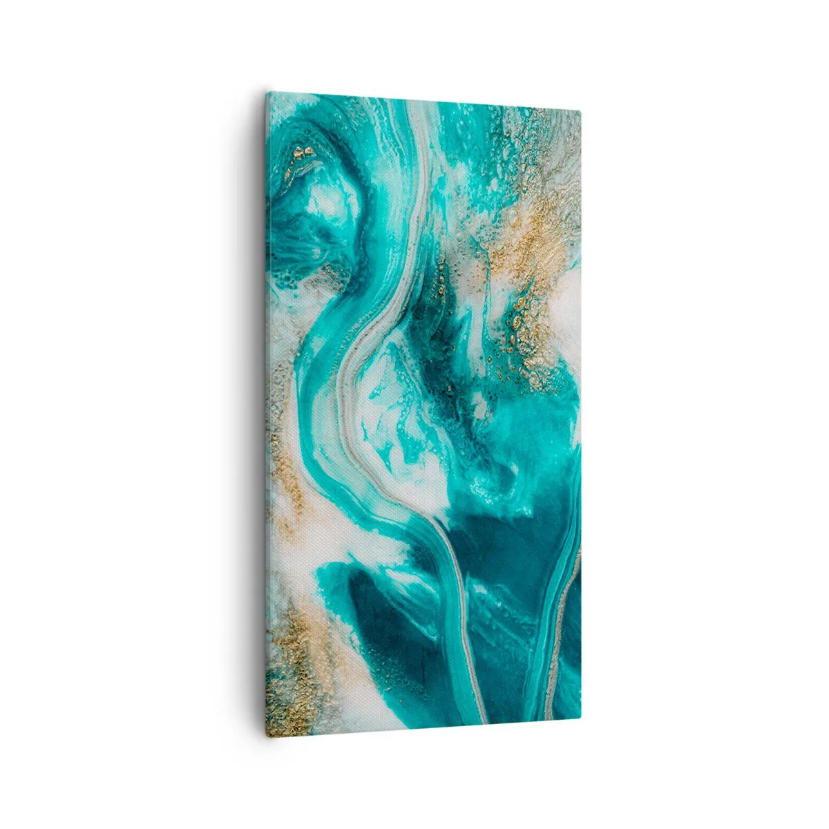 Canvastavla - Bild på duk - Guldflod - 55x100 cm