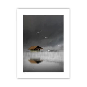 Affisch - Regnskydd - 30x40 cm