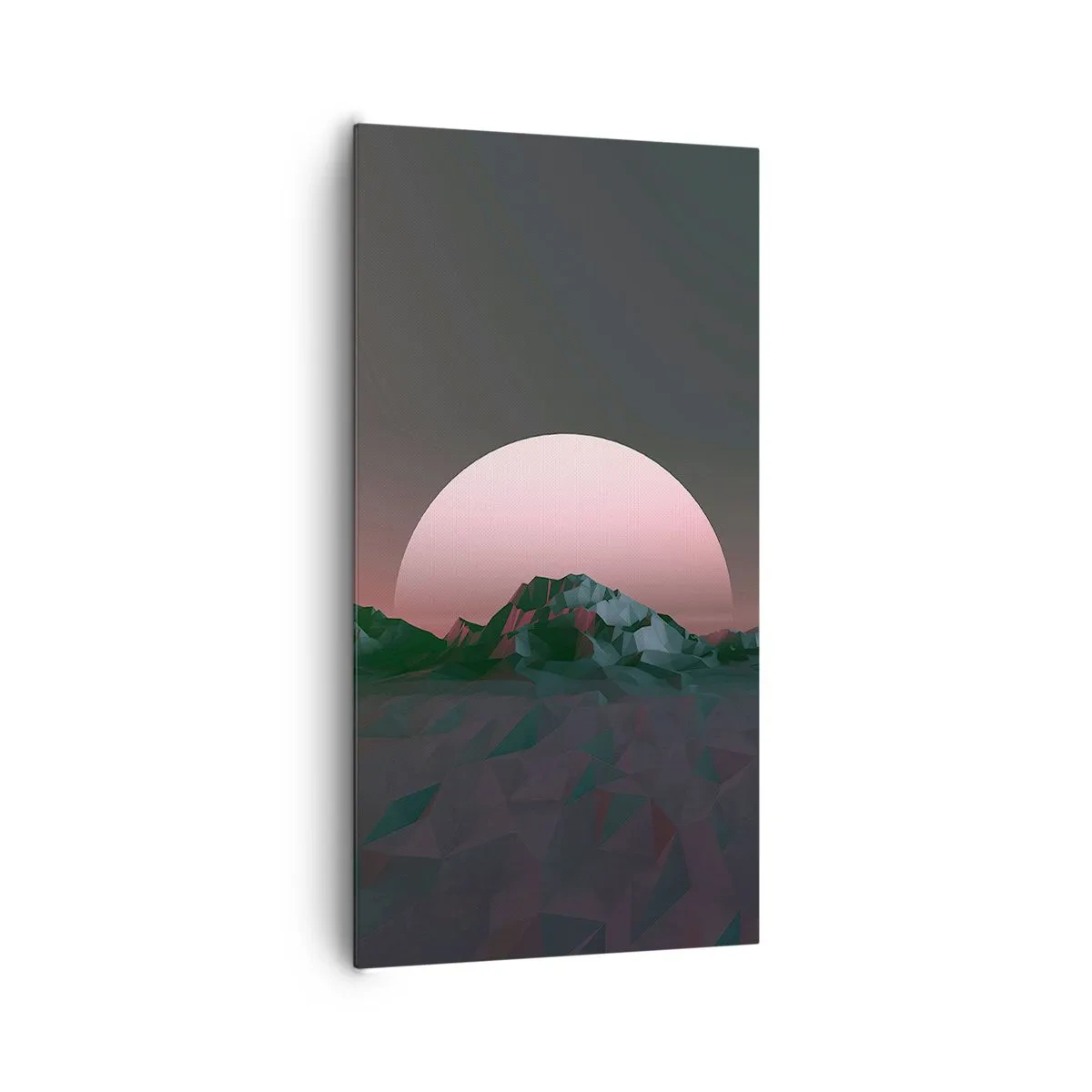 Canvastavla - Bild på duk - I den granliggande galaxen - 65x120 cm