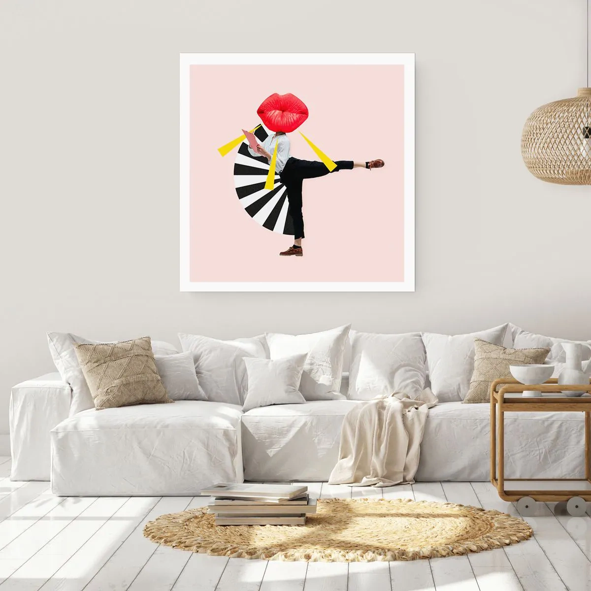 Affisch - Surrealistisk pop-art - 30x30 cm