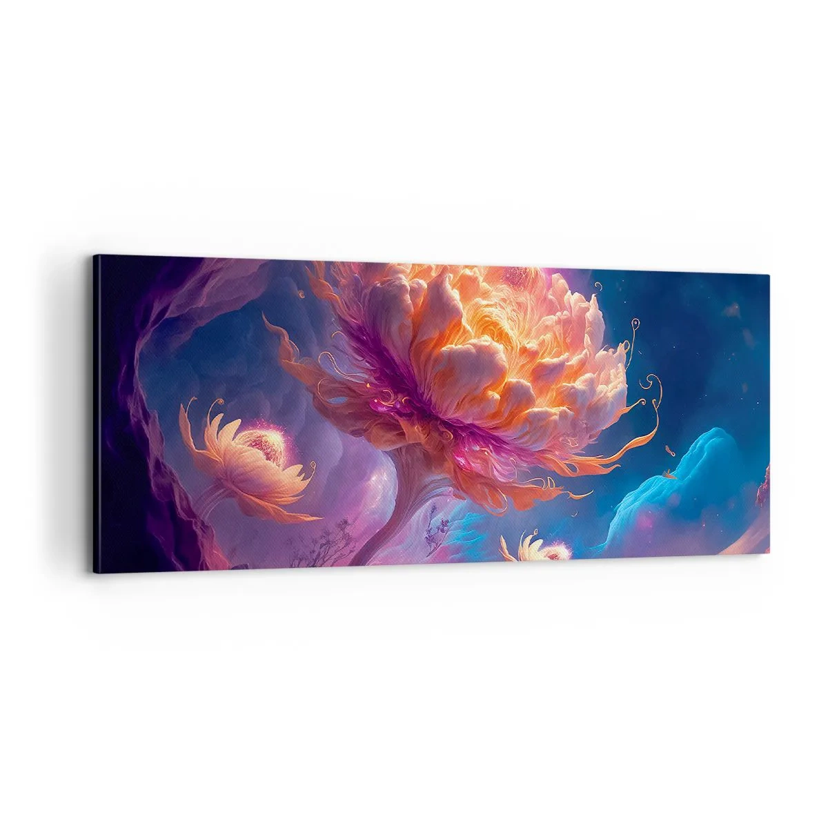 Canvastavla - Bild på duk - En annan värld - 100x40 cm