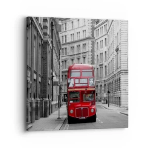 Canvastavla - Bild på duk - Vardagen behöver inte vara grå - 40x40 cm