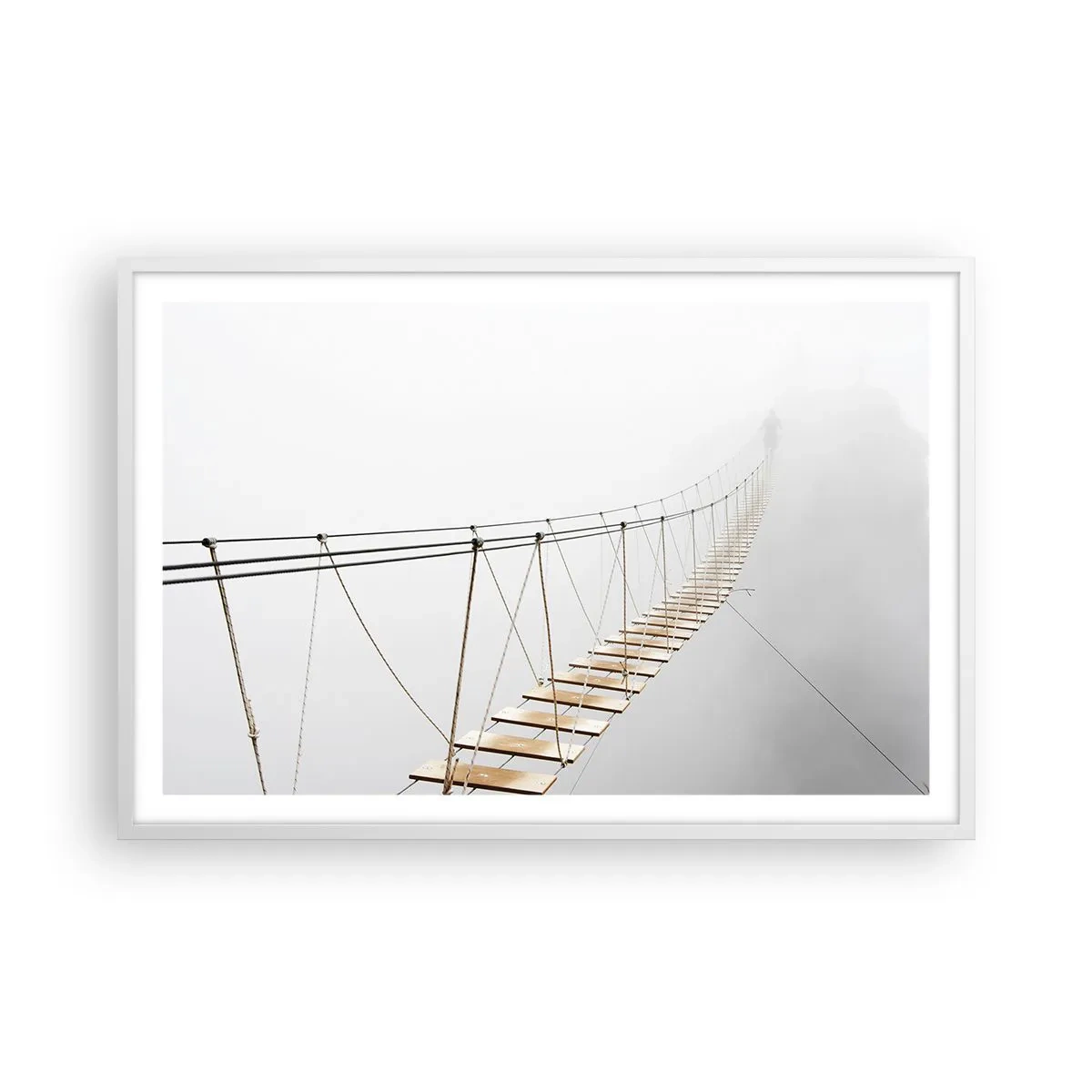 Affisch i vit ram - Vart leder den dig? - 91x61 cm