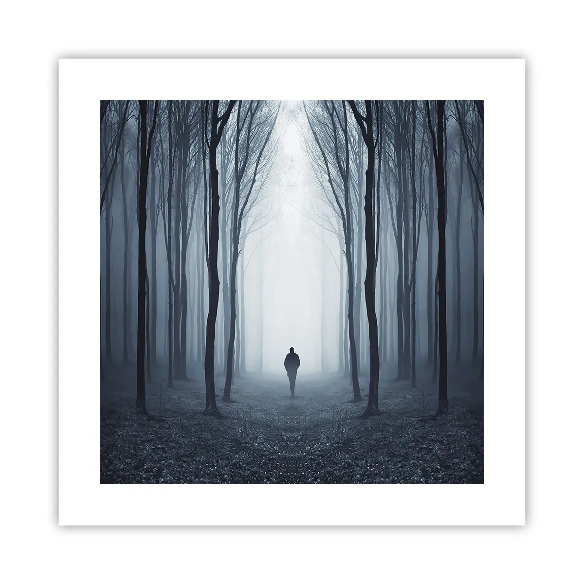 Affisch - Och allt är enkelt och klart - 40x40 cm