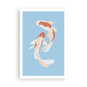 Affisch - Spontan synkroniserad simning - 61x91 cm
