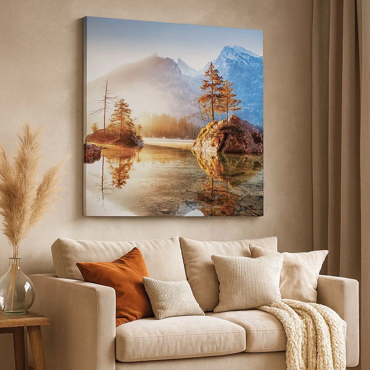 Canvastavla - Bild på duk - Naturen i ett nytt ljus - 30x30 cm