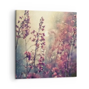 Canvastavla - Bild på duk - Hemlighetsfull trädgård - 60x60 cm
