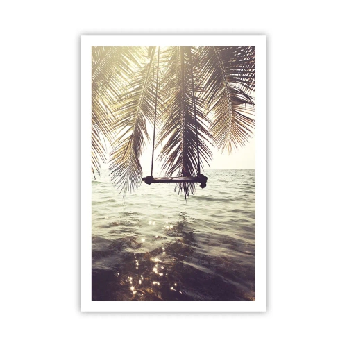 Affisch - Gunga i molnen hur mycket du vill - 61x91 cm