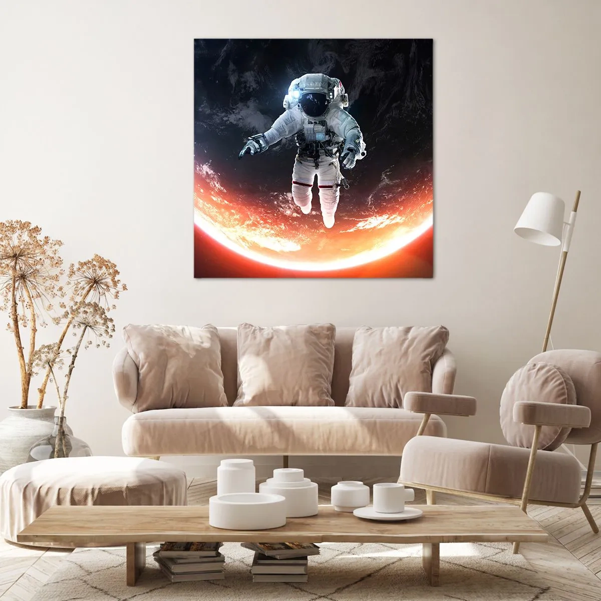 Canvastavla - Bild på duk - Får jag stanna en stund till? - 60x60 cm