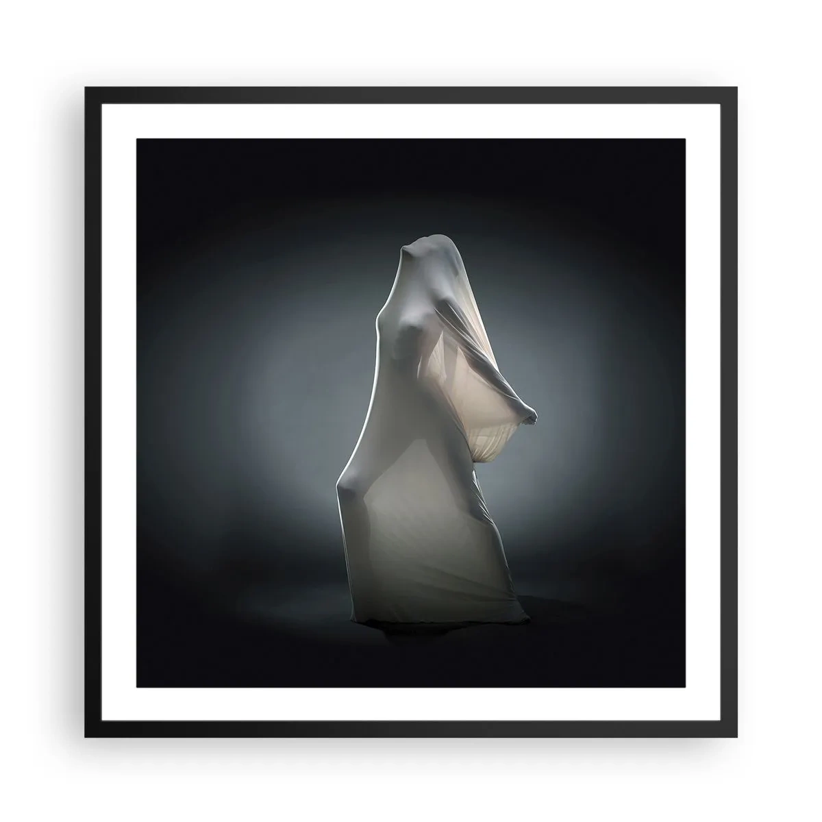 Affisch i svart ram - Dolda drömmar - 60x60 cm