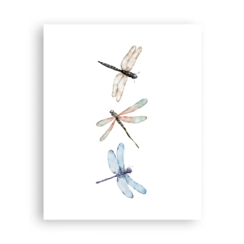 Affisch - Viktlösa trollsländor - 40x50 cm