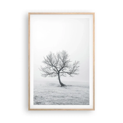 Affisch i ram av ljusek - Mot intet - 61x91 cm