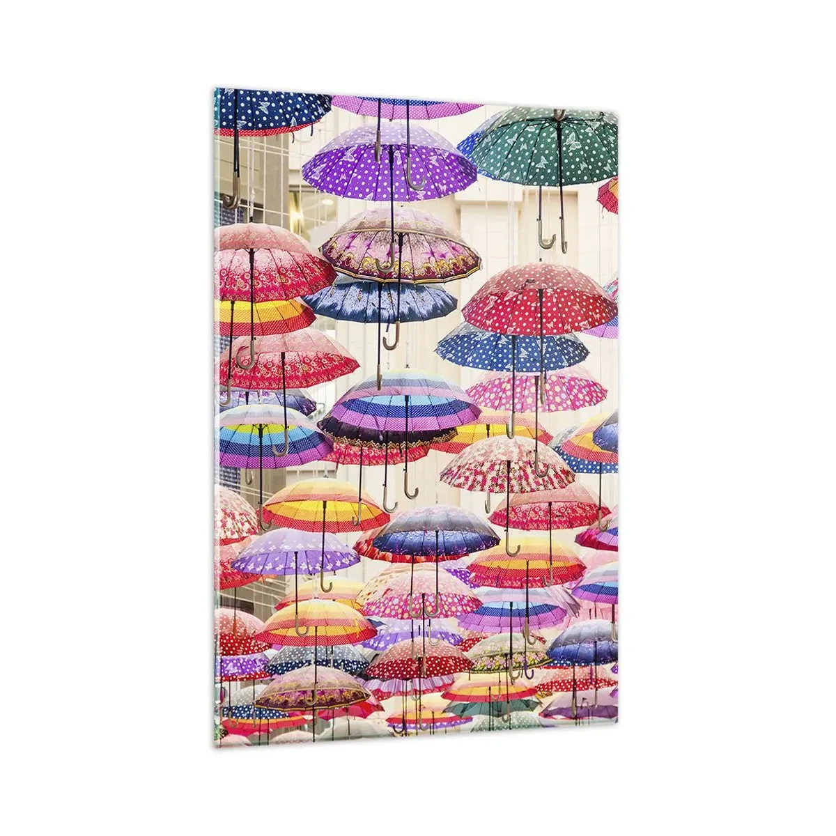 Glastavla - Bild på glas - Stadsäng - 80x120 cm