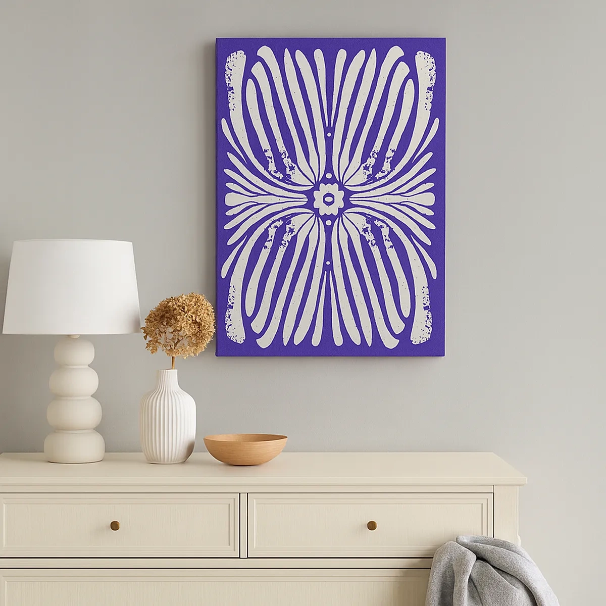 Canvastavla - Bild på duk - Etnisk inspiration - 50x70 cm