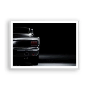 Affisch i vit ram - Klassisk charm - 100x70 cm