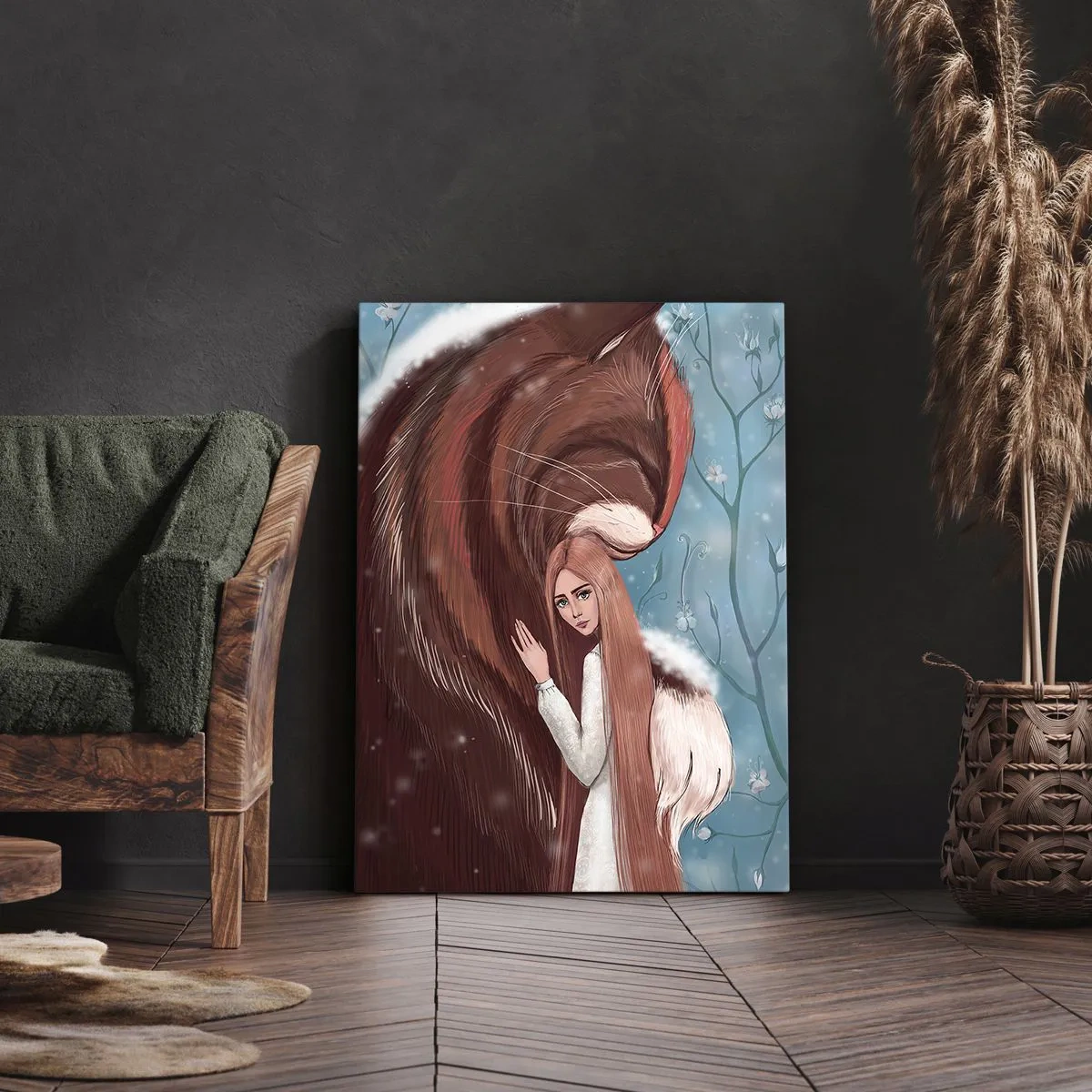 Canvastavla - Bild på duk - Välkommen till sagan - 45x80 cm