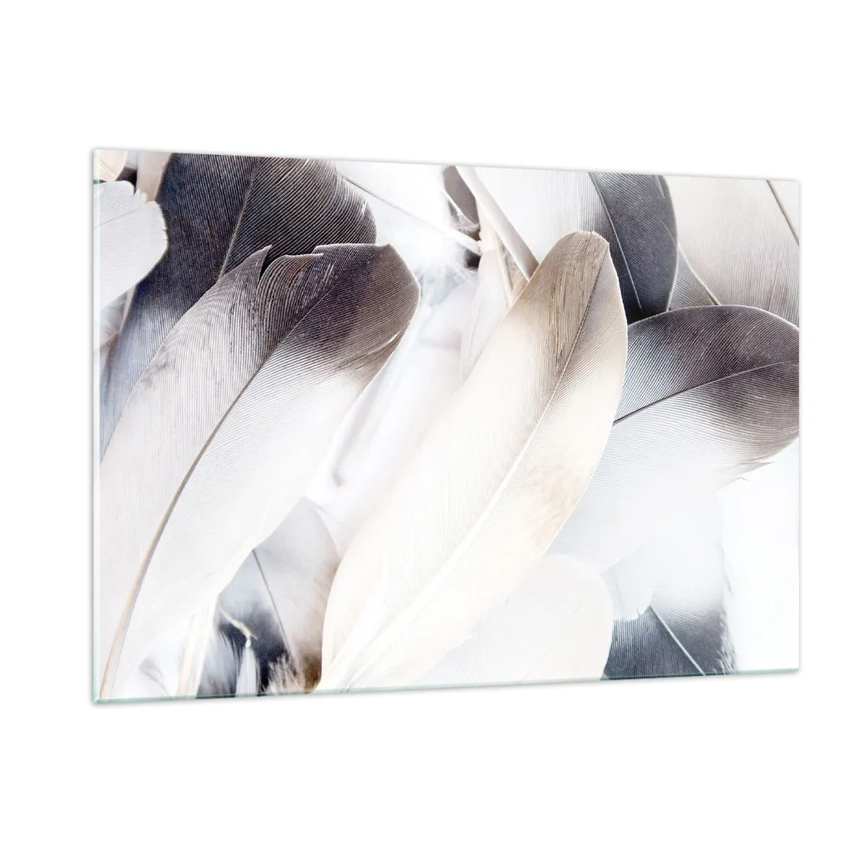 Glastavla - Bild på glas - Nästan änglalik - 120x80 cm