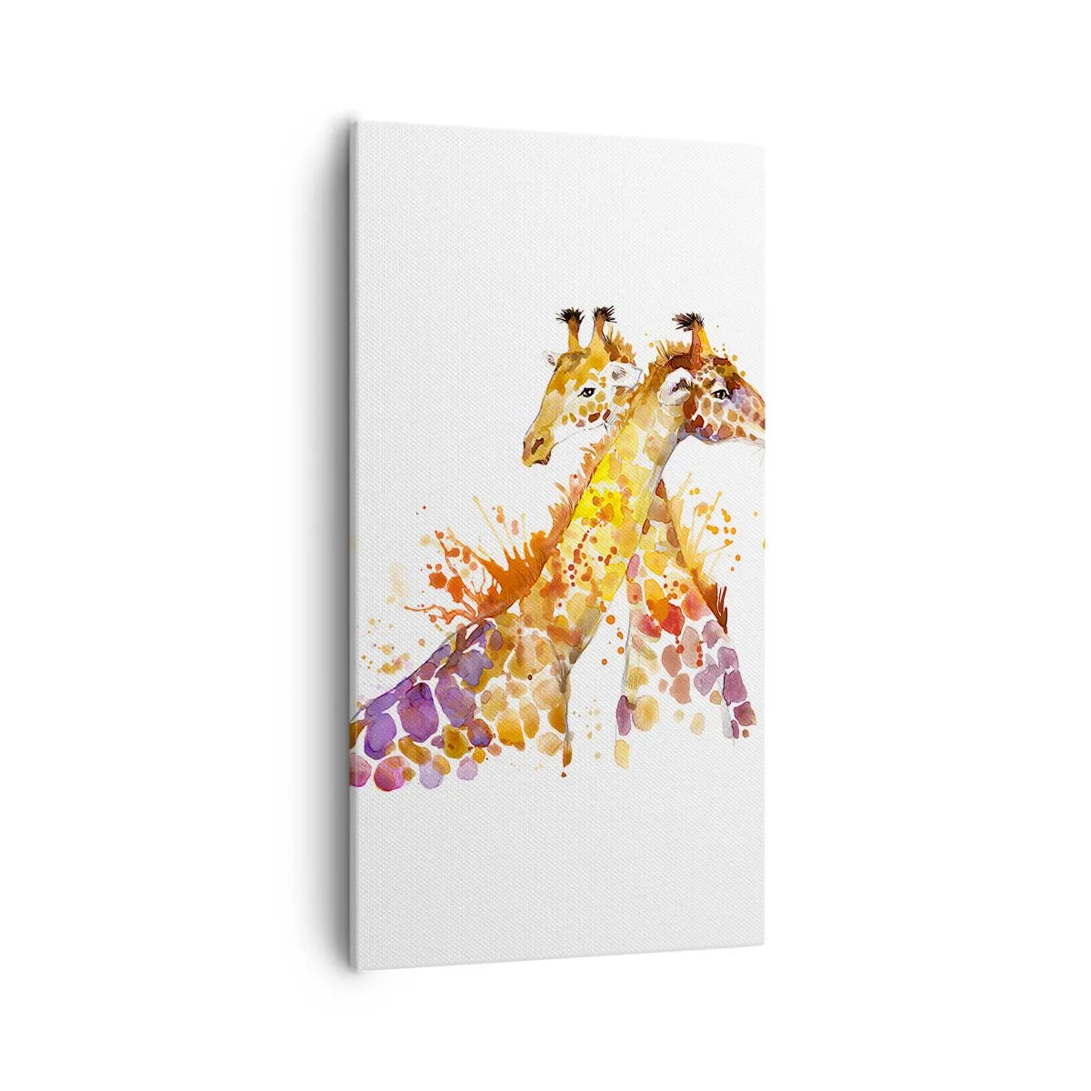 Canvastavla - Bild på duk - Är det vänskap eller kärlek? - 55x100 cm