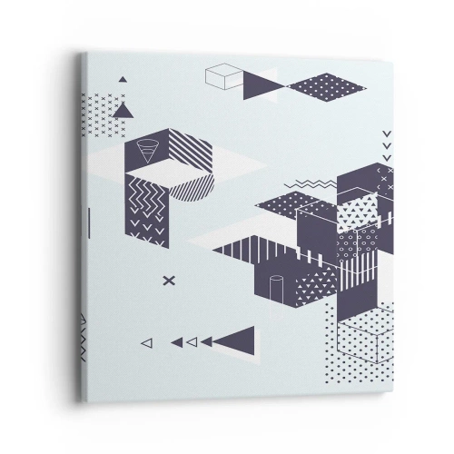 Canvastavla - Bild på duk - I matematikerns själ - 40x40 cm