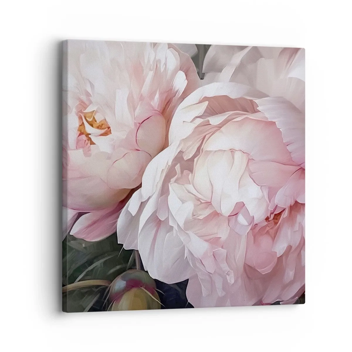 Canvastavla - Bild på duk - Fast i blomning - 30x30 cm