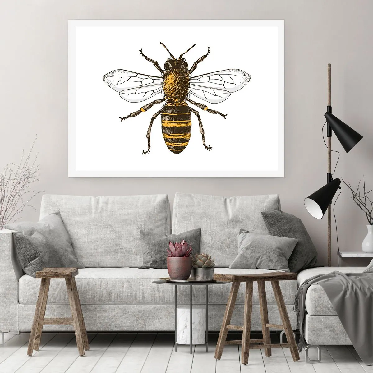 Affisch - Vackert och bra - 91x61 cm