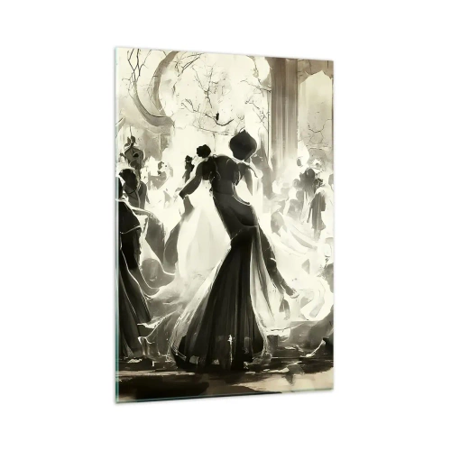 Glastavla - Bild på glas - Stor maskerad - 80x120 cm