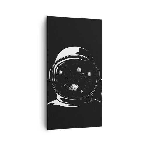 Canvastavla - Bild på duk - Fin utsikt - 55x100 cm