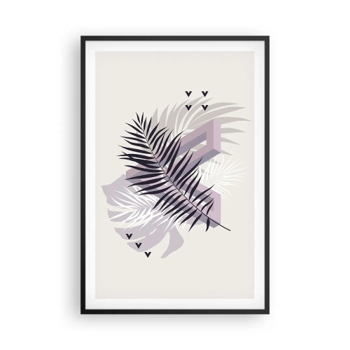 Affisch i svart ram - Skuggans skugga - 61x91 cm