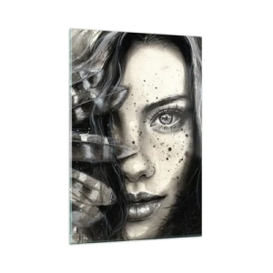 Glastavla - Bild på glas - Vild skönhet - 80x120 cm