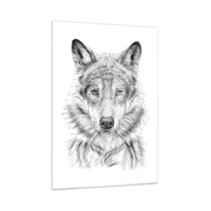 Glastavla - Bild på glas - En född ledare - 50x70 cm