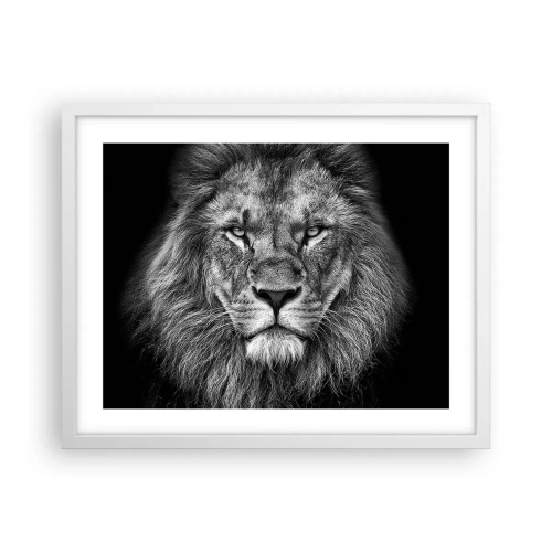 Affisch i vit ram - I kröningskläder - 50x40 cm