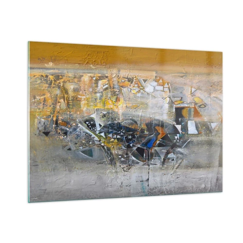 Glastavla - Bild på glas - Allt blir bra - 100x70 cm