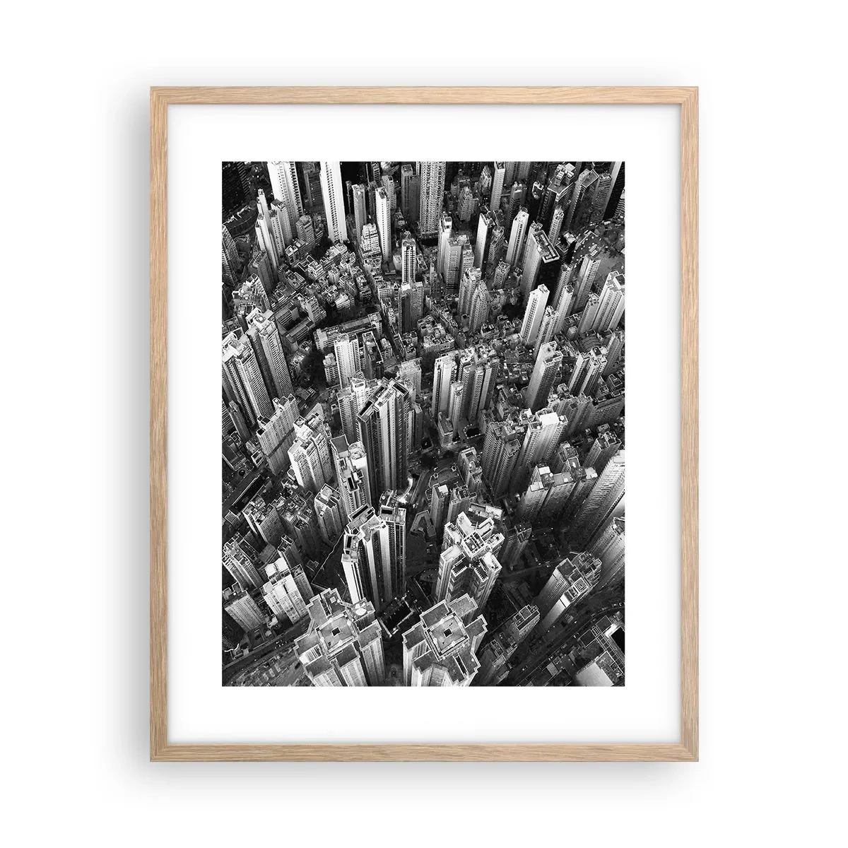 Affisch i ram av ljusek - Hela tiden högre och högre - 40x50 cm