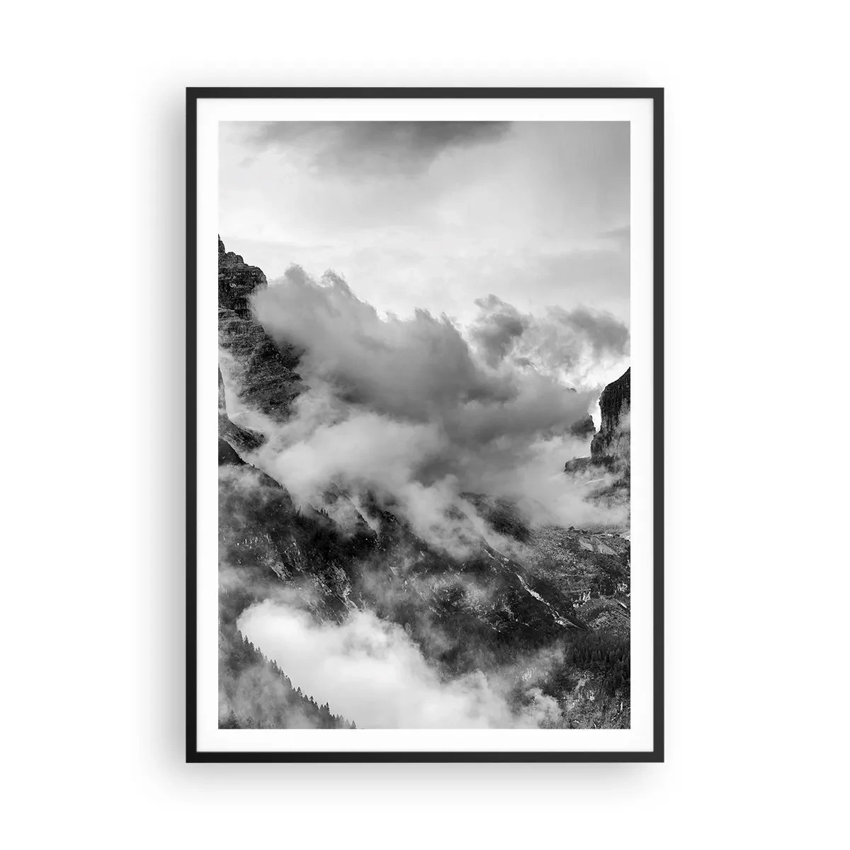 Affisch i svart ram - Vackra och grymma - 70x100 cm