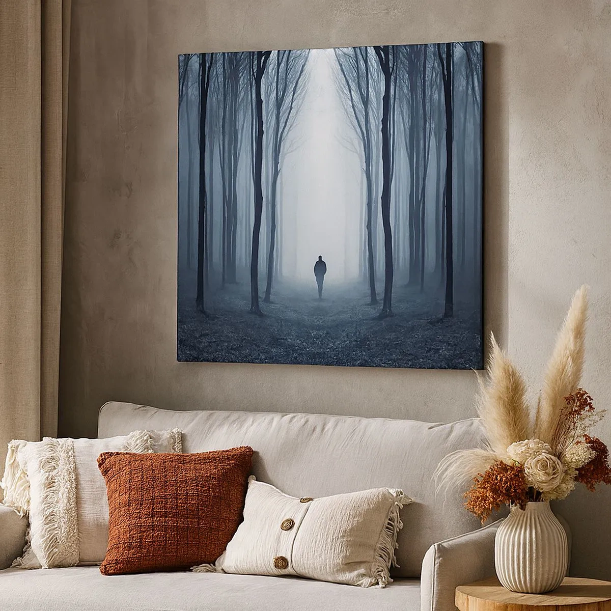 Canvastavla - Bild på duk - Och allt är enkelt och klart - 30x30 cm