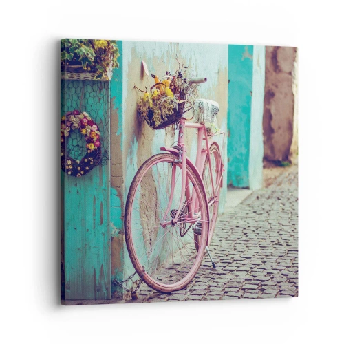 Canvastavla - Bild på duk - Strax tillbaka - 30x30 cm