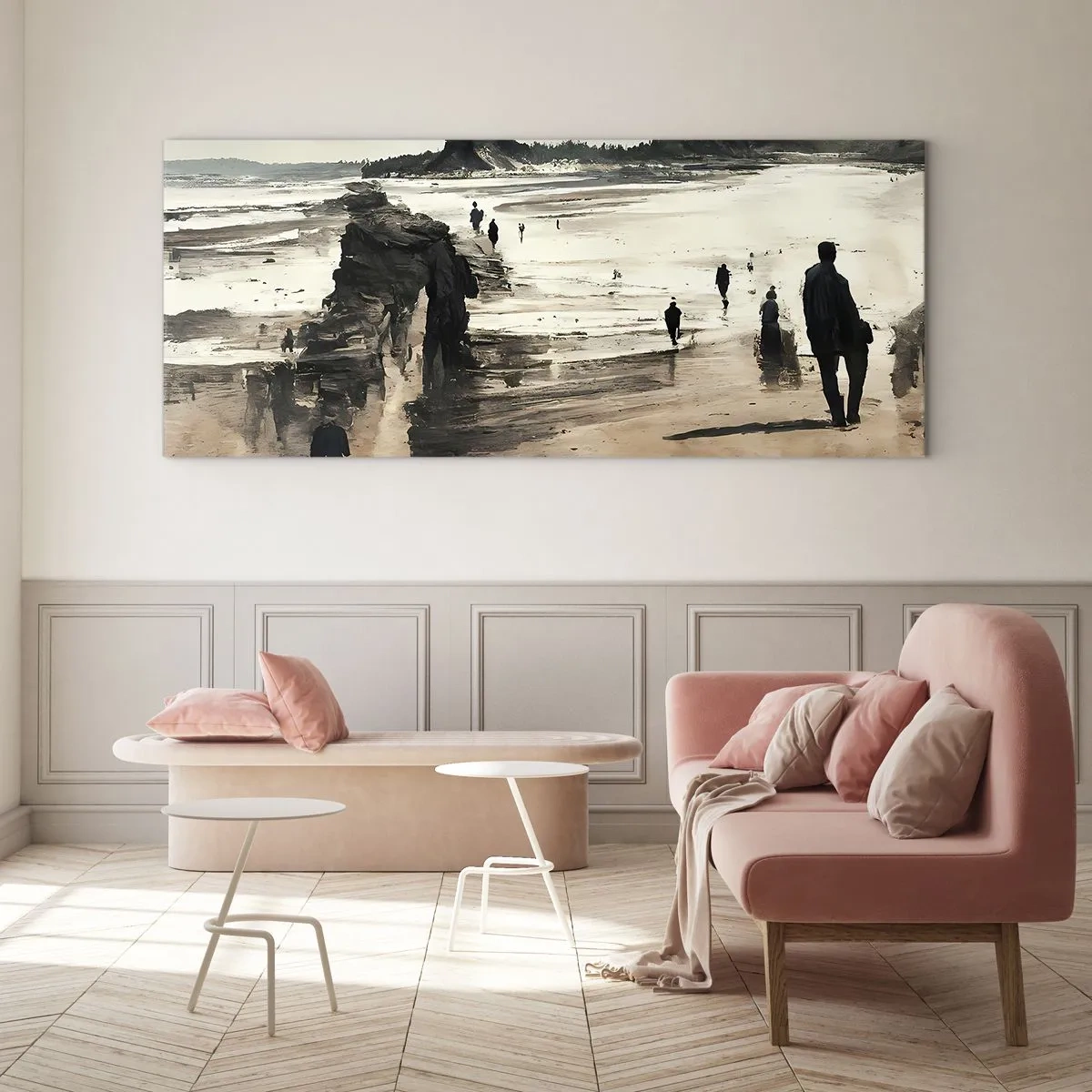 Glastavla - Bild på glas - Framkallade - 140x50 cm
