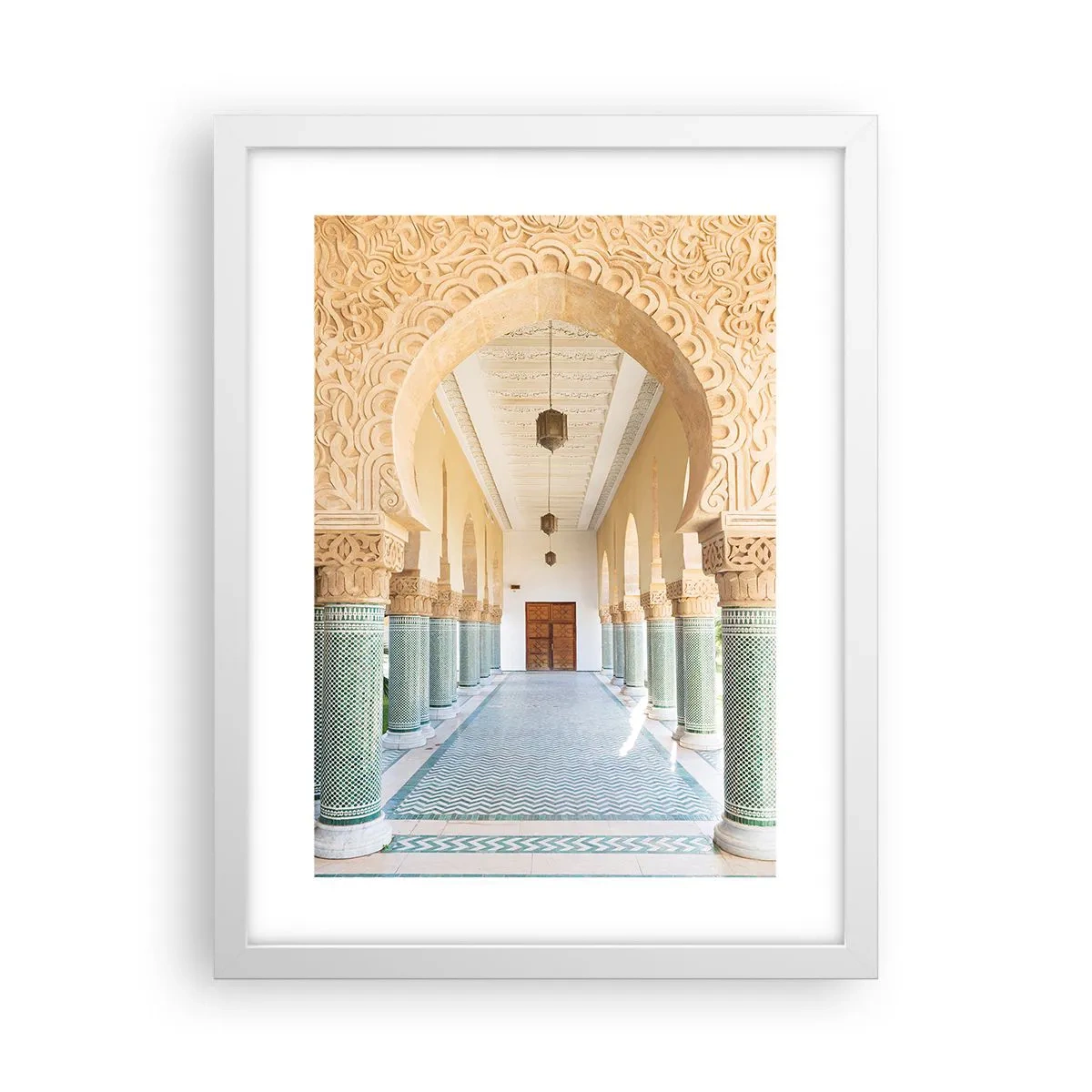 Affisch i vit ram - Från Scheherazades sagor - 30x40 cm