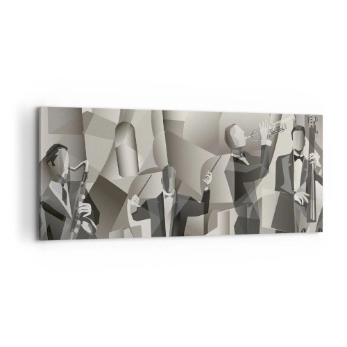 Canvastavla - Bild på duk - I ljudrummet - 100x40 cm