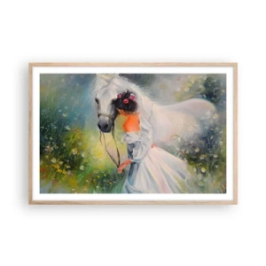 Affisch i ram av ljusek - Ur en vacker dröm - 91x61 cm