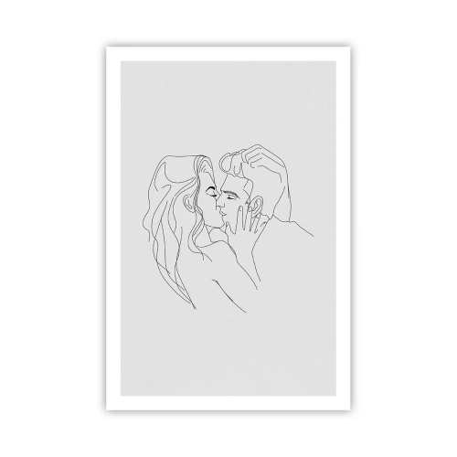 Affisch - Med samma streck - 61x91 cm