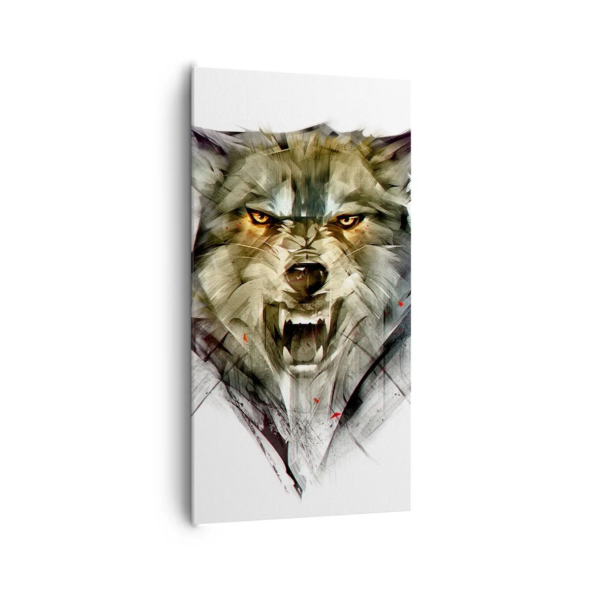 Canvastavla - Bild på duk - Stå stilla! - 65x120 cm