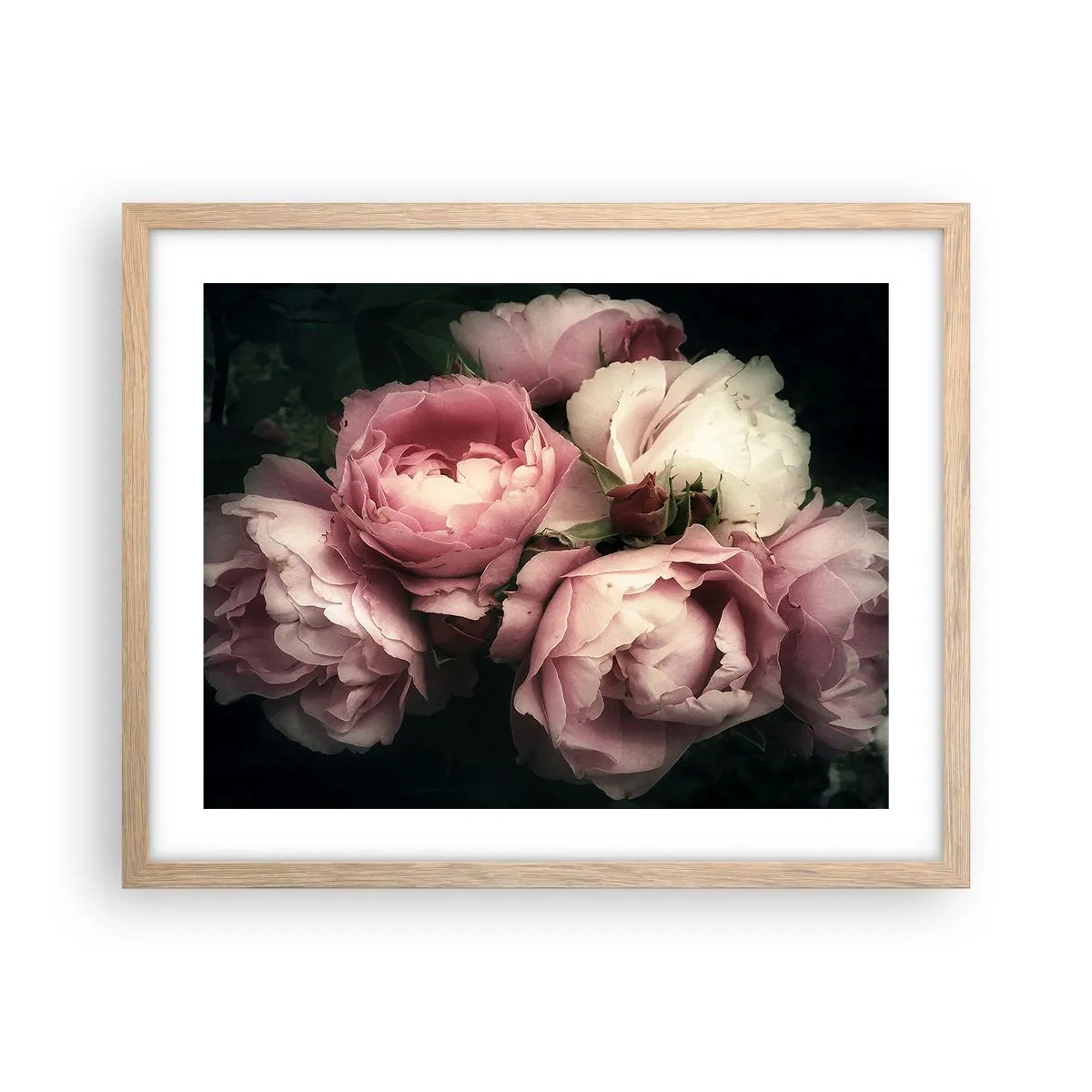 Affisch i ram av ljusek - Belle epoque charm - 50x40 cm