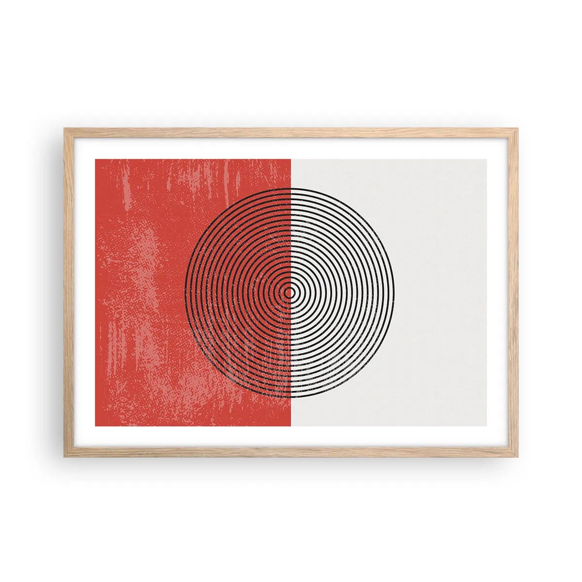 Affisch i ram av ljusek - Mitt i prick - 70x50 cm