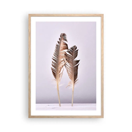 Affisch i ram av ljusek - Mot intet - 50x70 cm