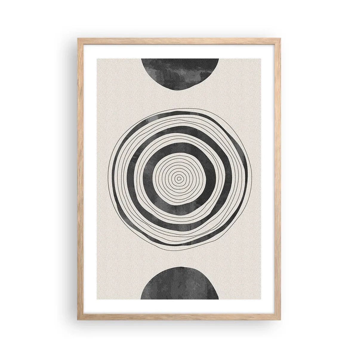 Affisch i ram av ljusek - De viktiga sakerna däremellan - 50x70 cm