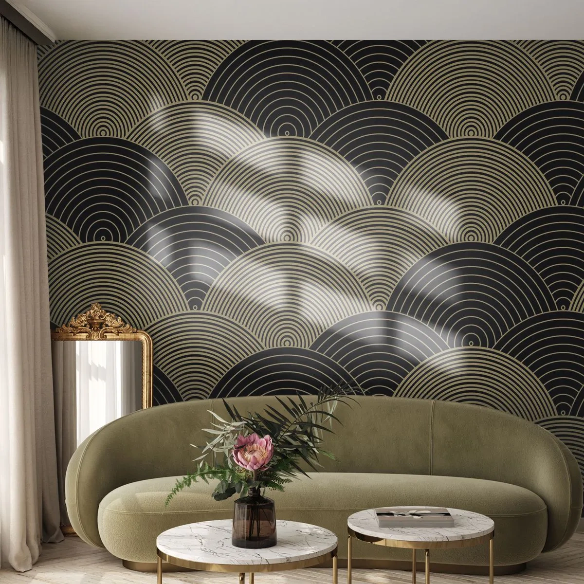 Fototapet Premium Canvas - Enighet i mångfald - Abstraktion, Grafik, distrikt - 400x280 cm